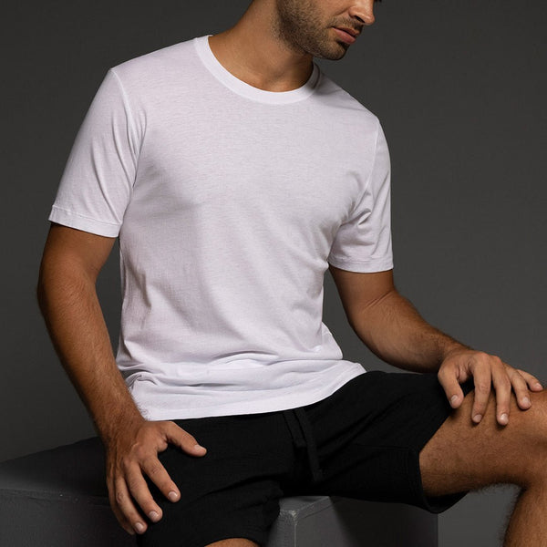 C In² High Twist Summer Crew Neck T-Shirt White