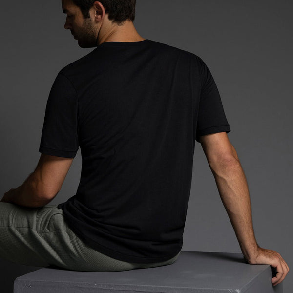 C In² High Twist Summer V-Neck T-Shirt Black