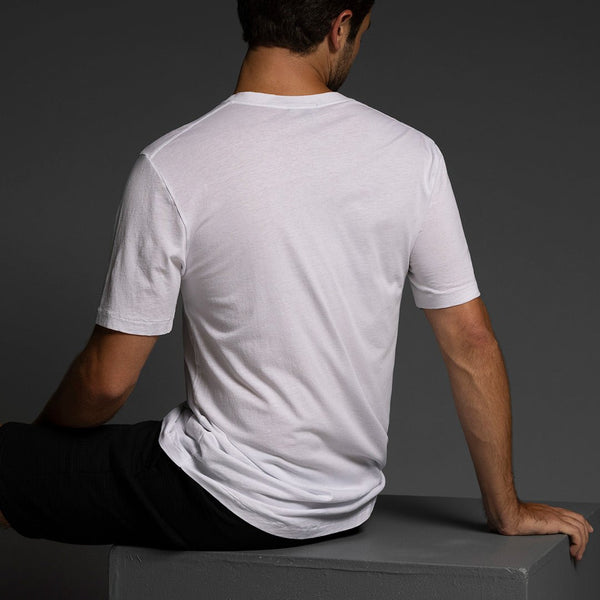 C In² High Twist Summer V-Neck T-Shirt White