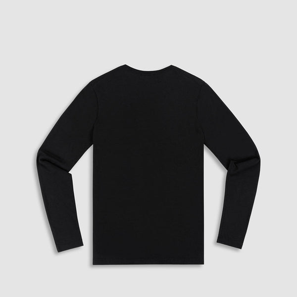 C In² Jersey Long Sleeve Crew Neck T-Shirt Black