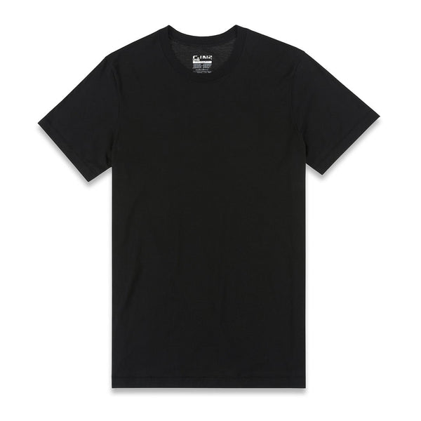 c in² Layers Slim Crew Neck T-Shirt Black