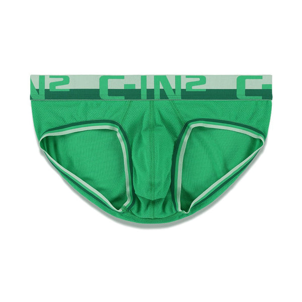c in² Mesh Low Rise Brief Galileo Green
