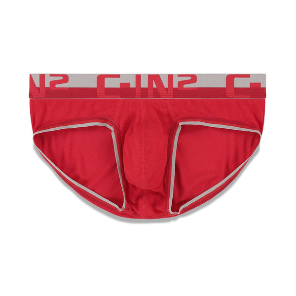 c in² Mesh Low Rise Brief Randall Red