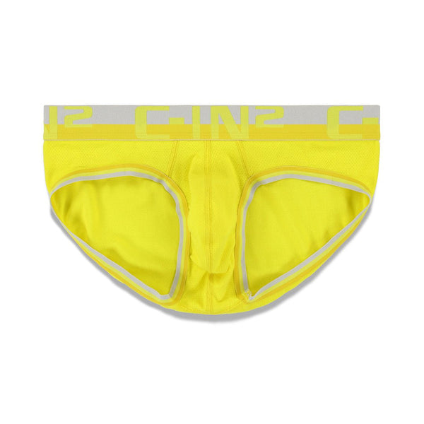 c in² Mesh Low Rise Brief Yaron Yellow