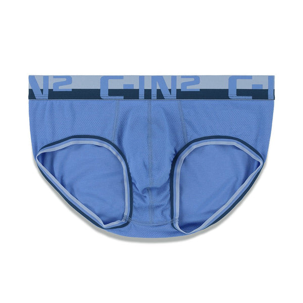 c in² Mesh Mid Rise Brief Baldwin Blue