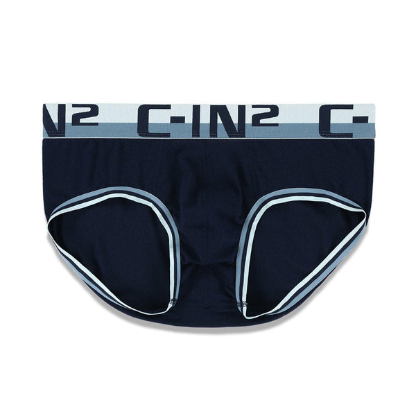 c in² Mesh Mid Rise Brief Nando Navy