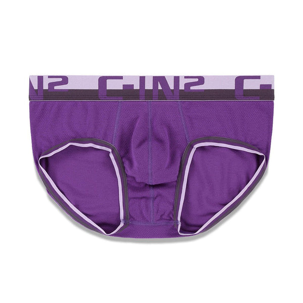 c in² Mesh Mid Rise Brief Paco Purple