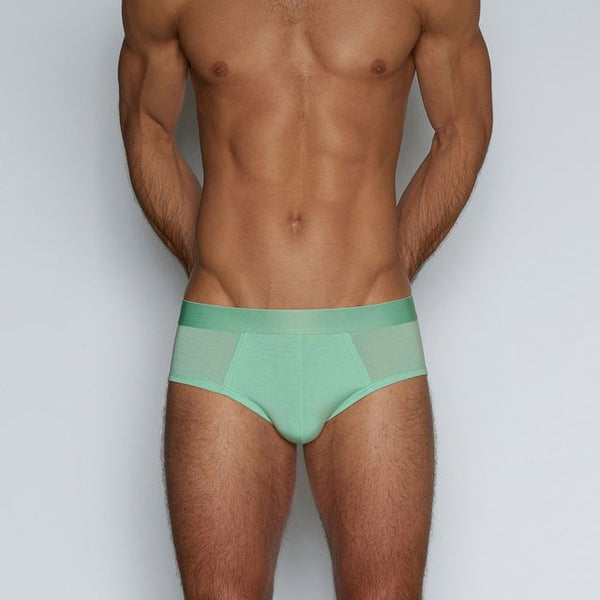 C In² Minimal Mid Rise Brief Gad Green