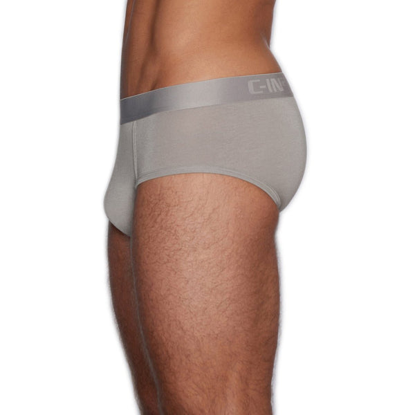 C In² Minimal Mid Rise Brief Gustav Grey