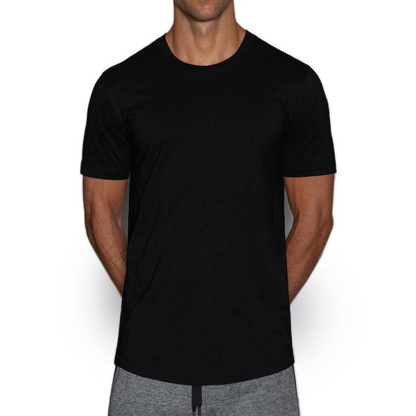 C In² Perfect Pima Relaxed Crew Neck T-Shirt Black