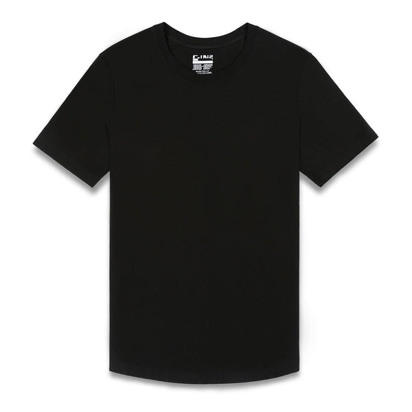 c in² Perfect Pima Relaxed Crew Neck T-Shirt Black