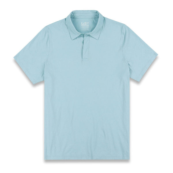 c in² Perfect Pima Relaxed Polo Blythe Blue