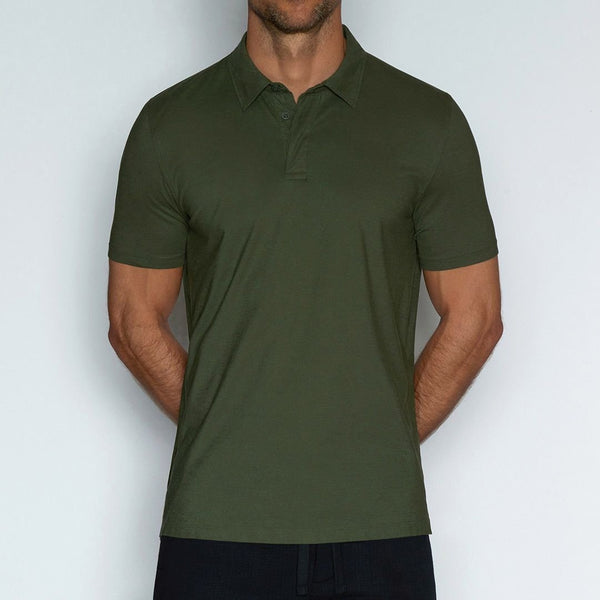C In² Perfect Pima Relaxed Polo Gladwin Green