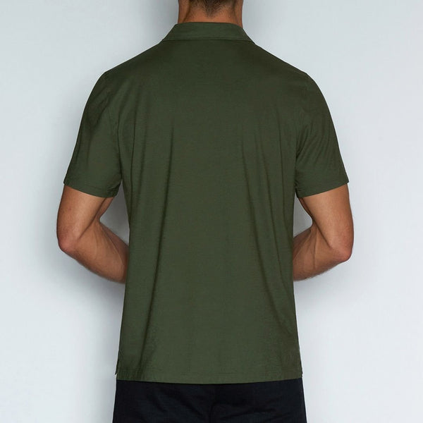 C In² Perfect Pima Relaxed Polo Gladwin Green