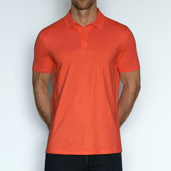 C In² Perfect Pima Relaxed Polo Rylee Red