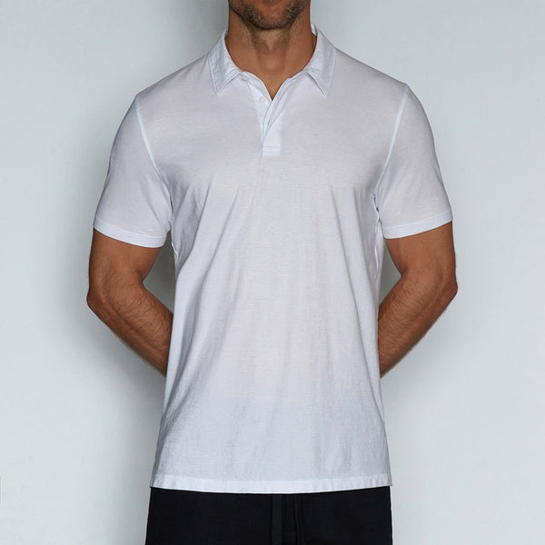 C In² Perfect Pima Relaxed Polo White