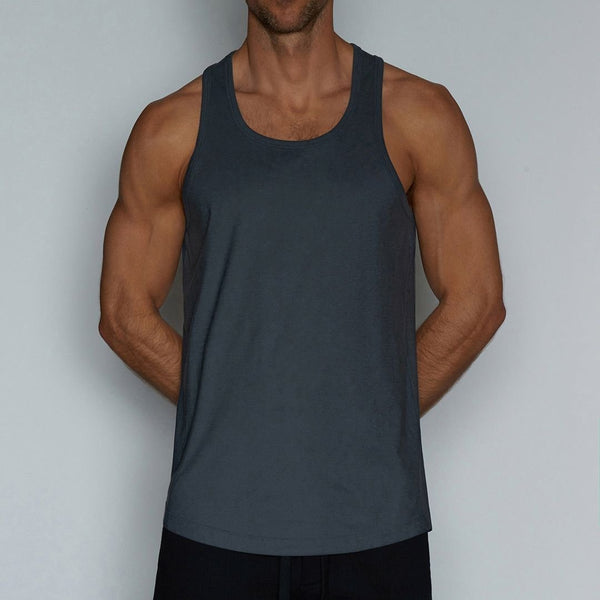 C In² Perfect Pima Relaxed Tank Niles Navy