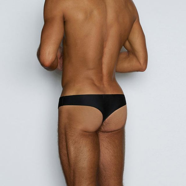 C In² Poolside Swim Thong Black