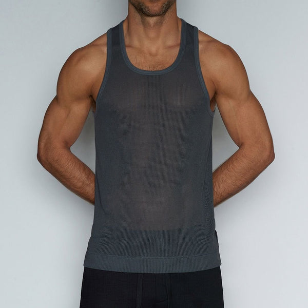 C In² Scrimmage Relaxed Tank Channing Charcoal