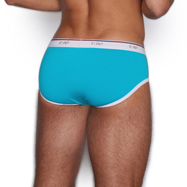C In² Throwback Fly Front Brief Benicio Blue