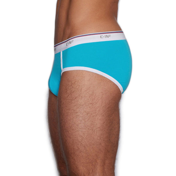 C In² Throwback Fly Front Brief Benicio Blue