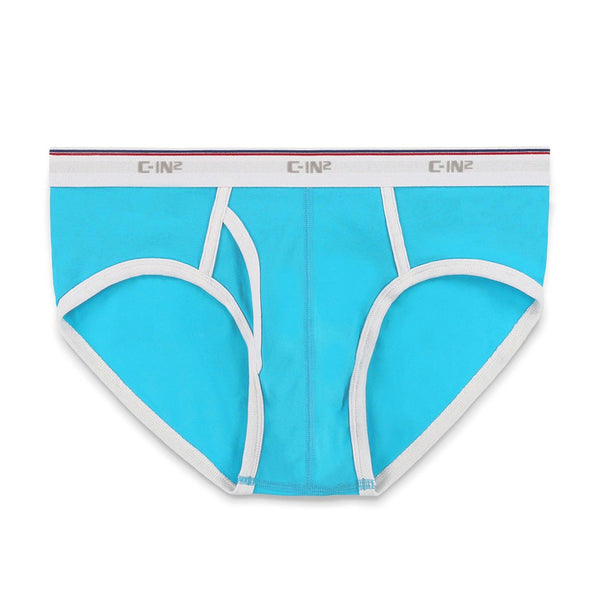 c in² Throwback Fly Front Brief Benicio Blue