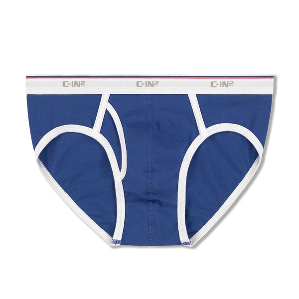 c in² Throwback Fly Front Brief Braxton Blue