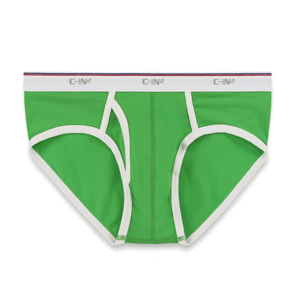 c in² Throwback Fly Front Brief Gus Green