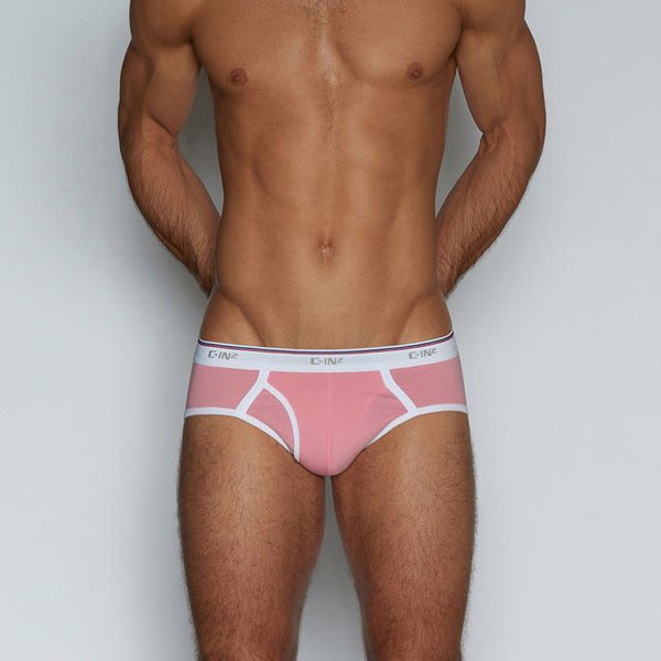 C In² Throwback Fly Front Brief Parsa Pink