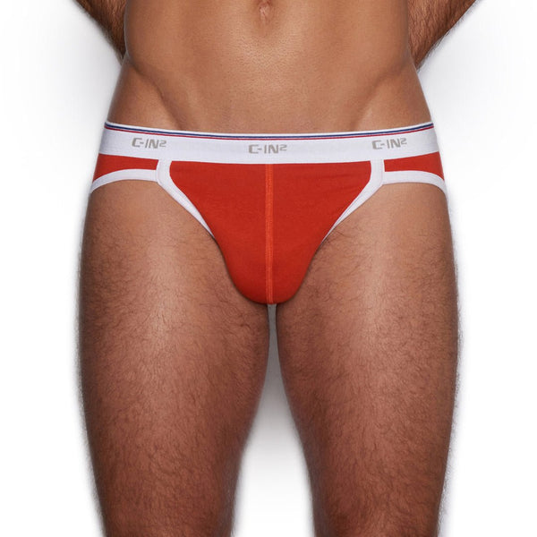 C In² Throwback Sport Brief Riley Red
