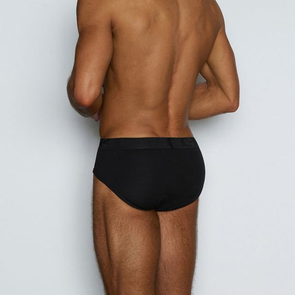 C In² TransDRY® Mid Rise Brief Black