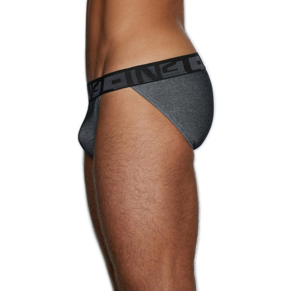 C In² Undertone Dash Brief Newsprint Black