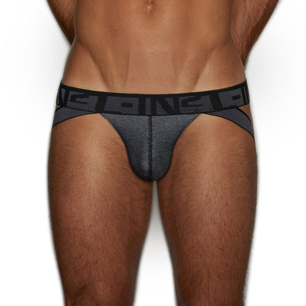 C In² Undertone Jock Newsprint Black