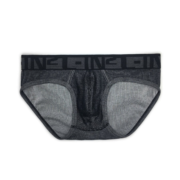 c in² Undertone Low Rise Brief Newsprint Black