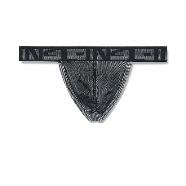 c in² Undertone Thong Newsprint Black