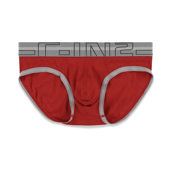 c in² Zen Low Rise Brief Reese Red Heather