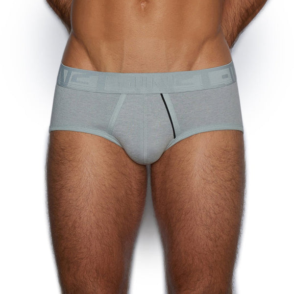 C In² Hand Me Down Mid Rise Brief Garrett Grey Heather