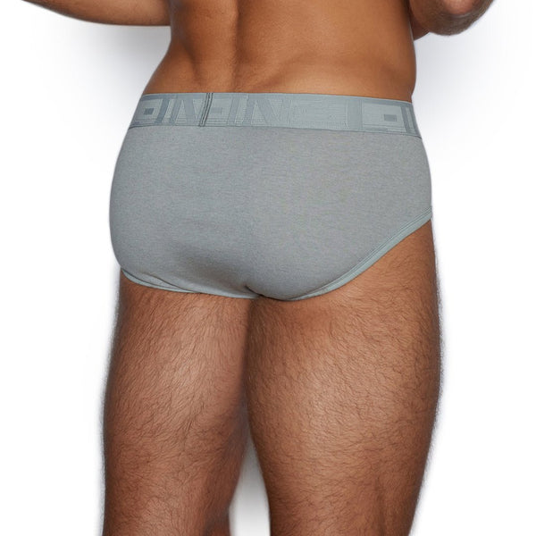 C In² Hand Me Down Mid Rise Brief Garrett Grey Heather