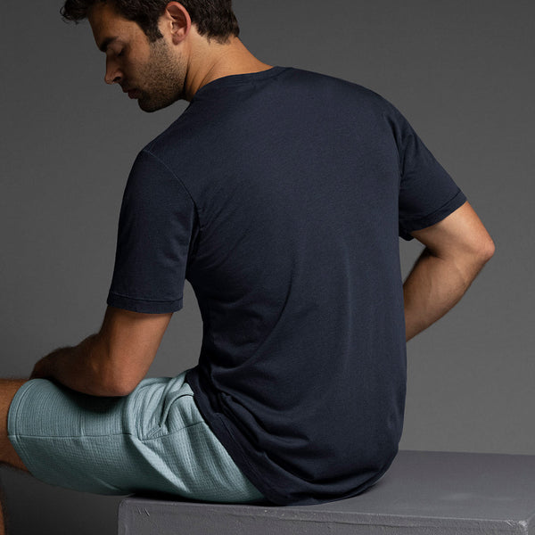 C In² High Twist Summer Crew Neck T-Shirt Uniform Navy