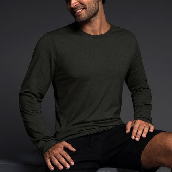 C In² Jersey Long Sleeve Crew Neck T-Shirt Beluga Grey