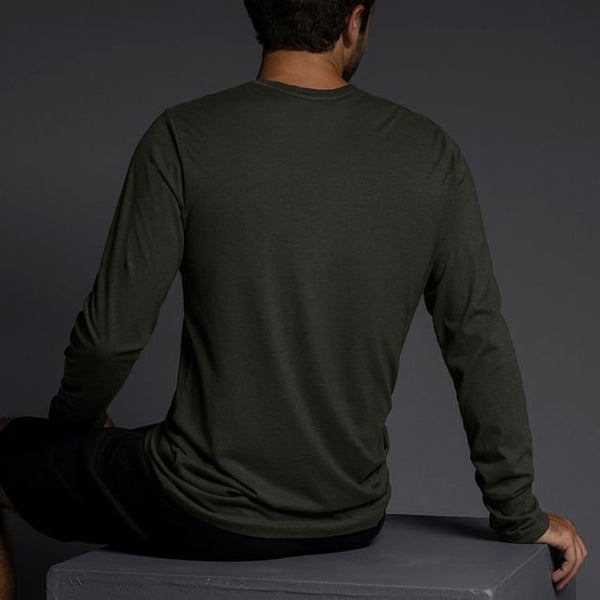 C In² Jersey Long Sleeve Crew Neck T-Shirt Beluga Grey