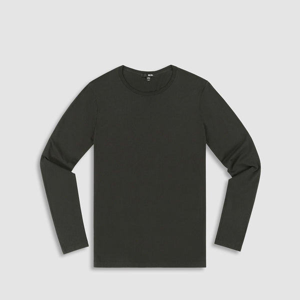 c in² Jersey Long Sleeve Crew Neck T-Shirt Beluga Grey