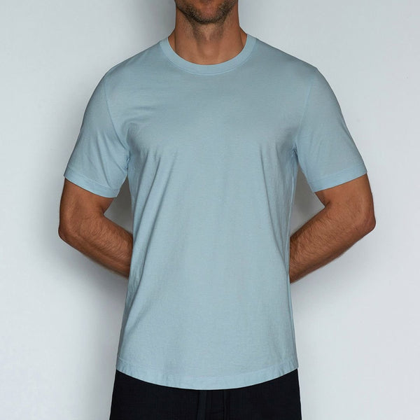C In² Perfect Pima Relaxed Crew Neck T-Shirt Blythe Blue