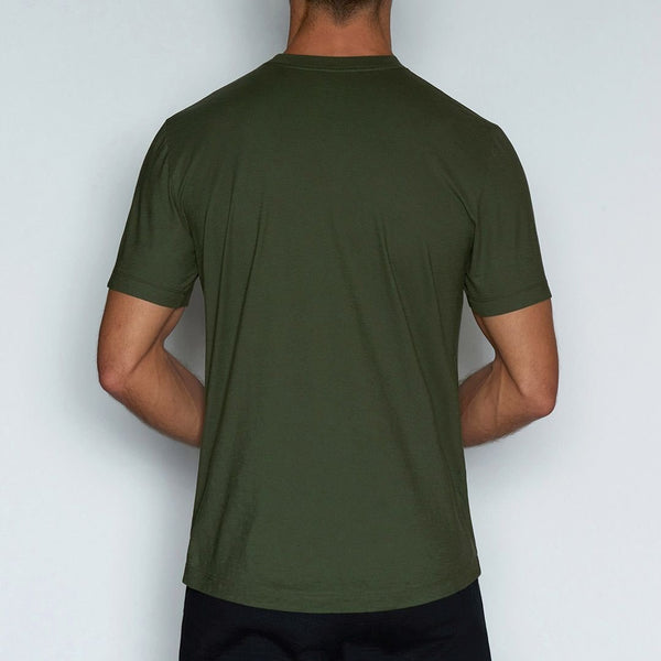 C In² Perfect Pima Relaxed Crew Neck T-Shirt Gladwin Green
