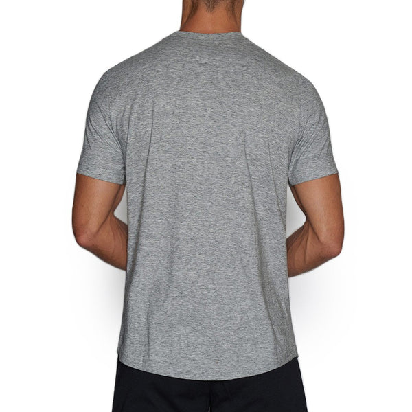 C In² Perfect Pima Relaxed Deep V-Neck T-Shirt Grey Heather