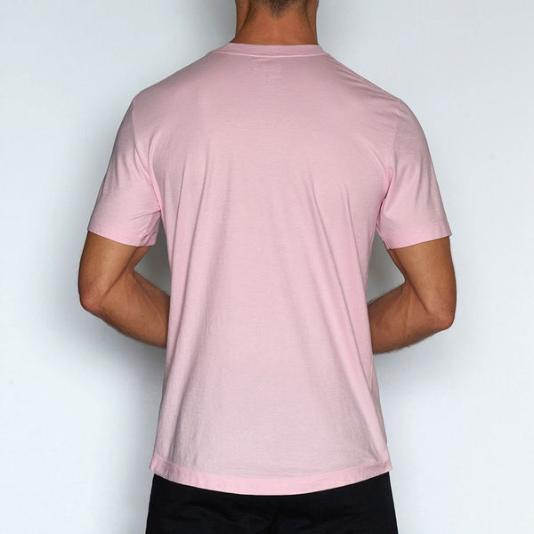 C In² Perfect Pima Relaxed Deep V-Neck T-Shirt Pino Pink