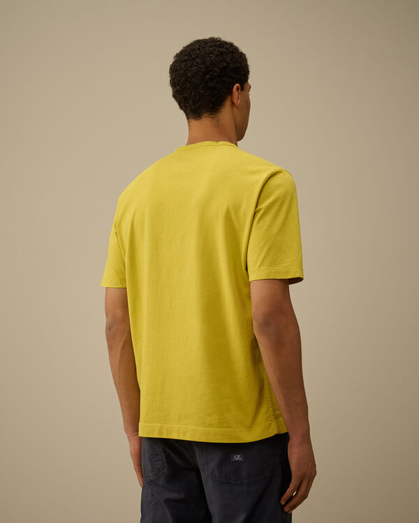 C.p. Company 1020 Jersey Logo T-Shirt CRESS GREEN - YELLOW