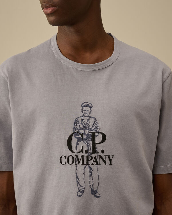 C.p. Company 1020 Jersey Logo T-Shirt LAVANDER VIOLET