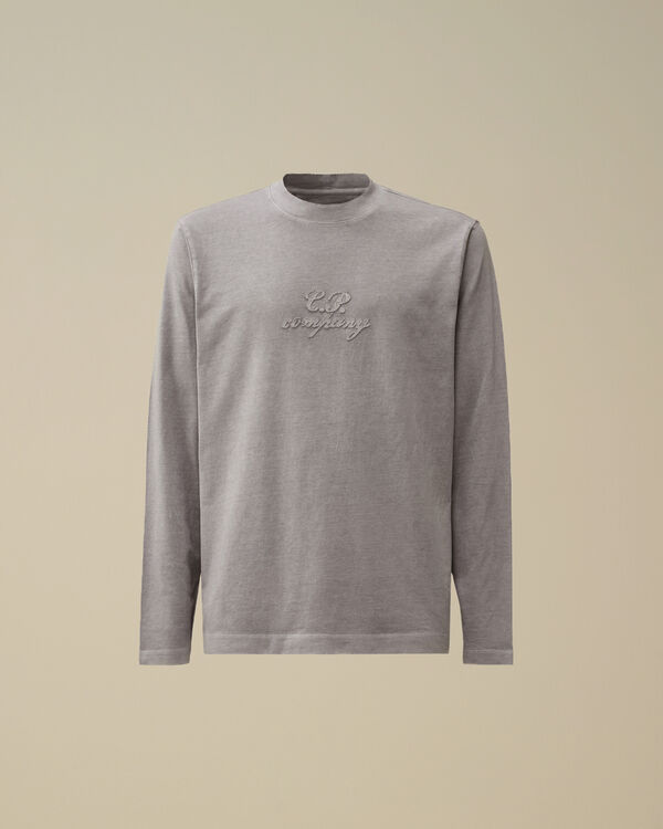 c.p. company 1020 Jersey Longsleeve Logo T-Shirt LAVANDER VIOLET