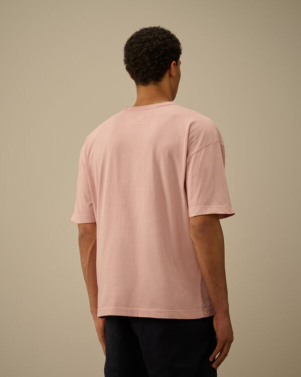 C.p. Company 20/1 Jersey Boxy Logo T-Shirt MISTY ROSE - PINK